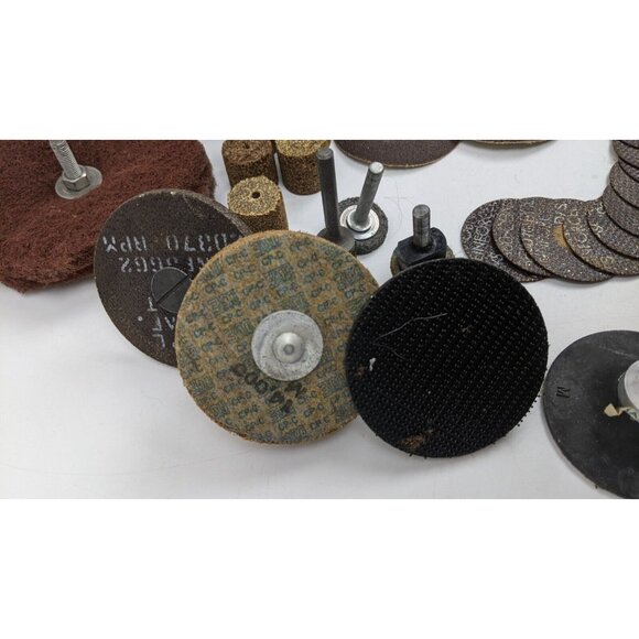 Sanding Wheels Grinding Wheels Vintage Large Mixed Lot Mixed Brands - Picture 7 of 8